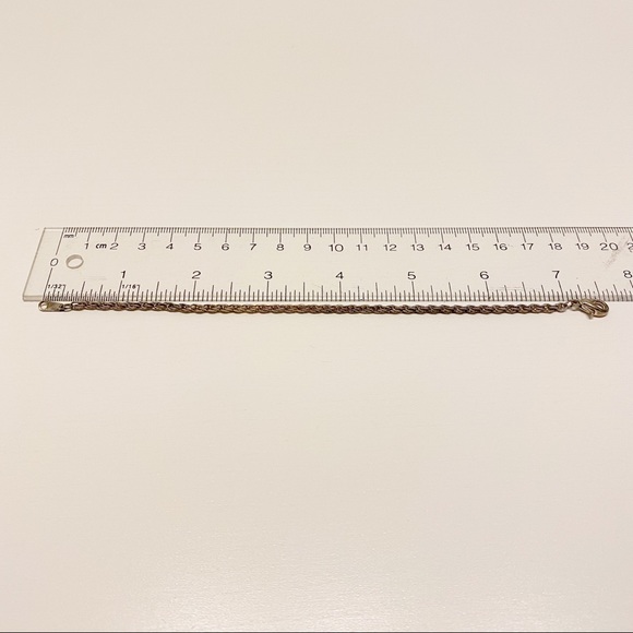 Silver Tone Rope Style Bracelet - Picture 4 of 5